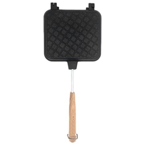 Camping Sandwich Toaster – Hitzebeständige Antihaft Grillpresse, Abnehmbarer Handgriff, Stabile Metalloberfläche | Robuster Sandwichmaker Für Meer Ausflug Terrasse Wohnwagen Balkonausflug P von Liqzirtu