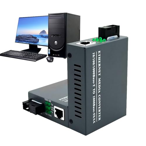 Glasfaser-Medienkonverter - Gigabit Automatische Erkennung, LC Modul Transmitter | Ethernet Speed Mode-Konverter HTB-GS-03 2, neuer Faser-Transceiver Glasfaser-Medienkonverter - Gigabit Automatische Erkennung, LC Modul Transmitter | Ethernet Speed Mode-Konverter HTB-GS-03 2, neuer Faser-Transceiver von Liqzirtu