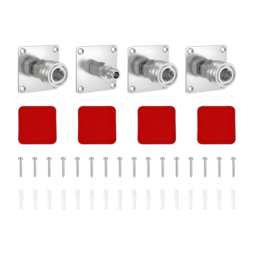 Hochdruckreiniger Wandhalterung | Schnellkupplung Schaumkanonen Halterung - Schnellkupplung Halterung für Haus, Garten, Werkstatt, Garage von Liqzirtu