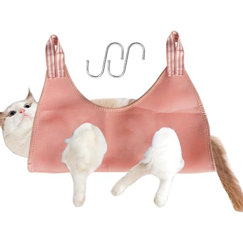Hundetoilettengeschirr – Entspannung Pet Grooming Sling Helper | Verstellbarer für Hängematten für Hunde, atmungsaktive Hängematte für Haustiere zum Schneiden der Nägel von Liqzirtu