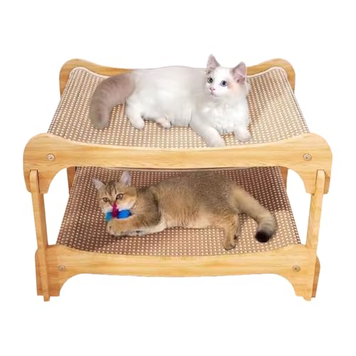 Kratzbett Für Katzen - Verhindert Möbelschäden Lounge Bett, Doppelschicht Kratz-Liegeplatz Für Kitte | Katzen Zubehör Langlebige Brettpolster, Langlebige Ruhefläche Mit Spielmöglichkeit Für Katzens Kratzbett Für Katzen - Verhindert Möbelschäden Lounge Bett, Doppelschicht Kratz-Liegeplatz Für Kitte | Katzen Zubehör Langlebige Brettpolster, Langlebige Ruhefläche Mit Spielmöglichkeit Für Katzens von Liqzirtu