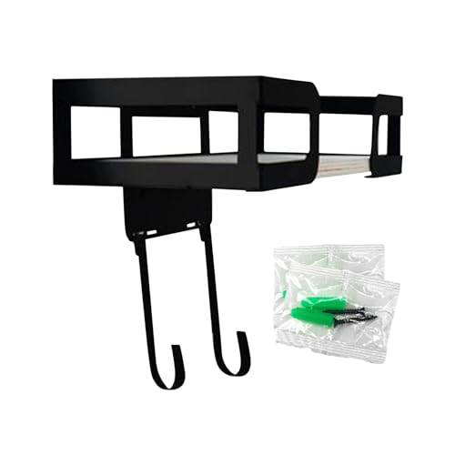 Liqzirtu Bügelbrett-Aufhänger - Stabile Kleider Aufbewahrungsstange,Waschraum Bügeleisen Aufbewahrungsgestell | für Kleidung Drähte Zubehör Schlafzimmer Wohnung und Hauswirtschaftsraum von Liqzirtu