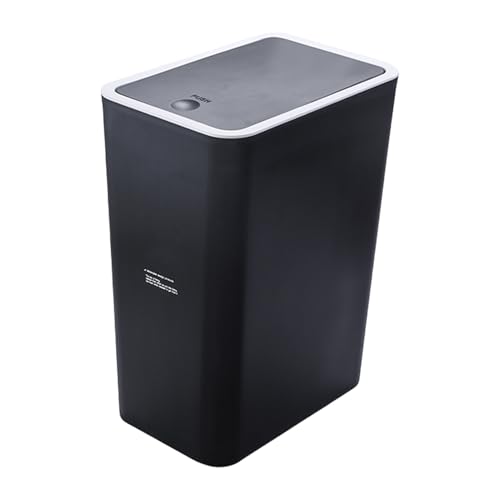 Liqzirtu Mülldose Mit Press Top Deckel – Schlanker Abfalleimer Küche Bad, Moderner Abfallkorb | Hundesicherer Müllbehälter Für Wohnzimmer Büro Schlafzimmer Flur Balkon Terrasse Innen Außen Camping Liqzirtu Mülldose Mit Press Top Deckel – Schlanker Abfalleimer Küche Bad, Moderner Abfallkorb | Hundesicherer Müllbehälter Für Wohnzimmer Büro Schlafzimmer Flur Balkon Terrasse Innen Außen Camping von Liqzirtu