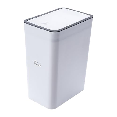 Liqzirtu Mülldose Mit Press Top Deckel – Schlanker Abfalleimer Küche Bad, Moderner Abfallkorb | Hundesicherer Müllbehälter Für Wohnzimmer Büro Schlafzimmer Flur Balkon Terrasse Innen Außen Camping Liqzirtu Mülldose Mit Press Top Deckel – Schlanker Abfalleimer Küche Bad, Moderner Abfallkorb | Hundesicherer Müllbehälter Für Wohnzimmer Büro Schlafzimmer Flur Balkon Terrasse Innen Außen Camping von Liqzirtu