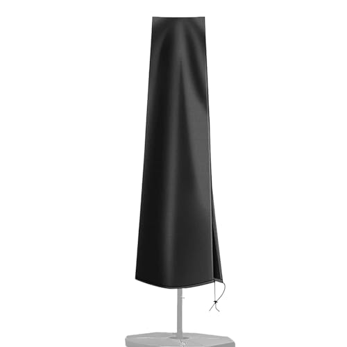 Parasol Protective Cover - Outdoor Cantilever Umbrella, Wasserdichter UV-beständiger Schutz für Schirme | Aufbewahrung Staubdicht Wetterfest Abdeckhaube Für Garten Möbel Balkon Terrasse Poolbereich von Liqzirtu