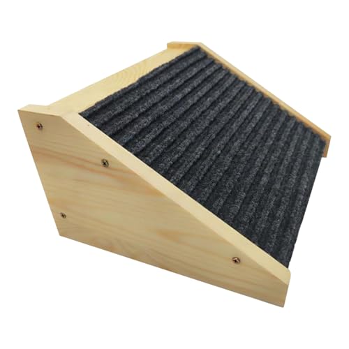 Pet Ramp | Hundetreppe Für Bett - Hilfe für verletzte und ältere Haustiere und Katzen mit rutschfesten Stufen für hohe Plätze im Haus für Bett, Sofa von Liqzirtu