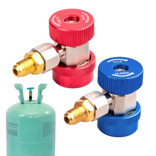 R1234YF -Adapter A R134A - Schneller Kopplungsadapter R1234YF CA Zubehör | 1234YF -Adapter -Konvertierungskit bei 134A, hoher und niedriger einstellbarer Niederdruck von Liqzirtu