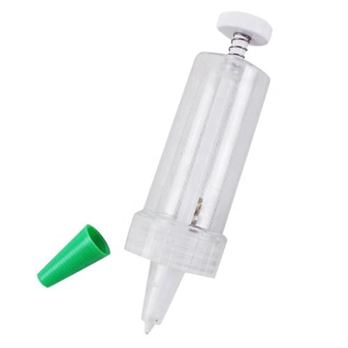 Saatgutspender - Stahlfederhandschanal, Handheld Garden Planting Pflanzer | Hochwertig einstellbarer Sämaderspreider für die Aussaat der Transplantation von Gartenbetrieben Landegestaltung Rasenbetten von Liqzirtu