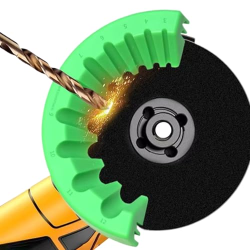 Schleifmaschinenbohrer Bitschärfer-Multi-Spec-Schleifen, tragbares 3-12 mm | Hole-Punching-Kopfbefestigung, Bohrerwartungszubehör, Workshop-Werkzeug für Metallbearbeitung Schärfgeräte Arbeiter Bit Sha von Liqzirtu