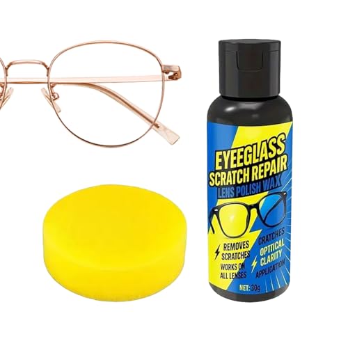 Spiegelfleckenentfernungslösung - Objektivkratzerentferner, Gläser und Screenpolitur, Gesichtsreiniger beobachten, Scheibenkratzerreparatur, Kameraobjektiv Auffrischung | Ideal für Brillen Sonnenbrill Spiegelfleckenentfernungslösung - Objektivkratzerentferner, Gläser und Screenpolitur, Gesichtsreiniger beobachten, Scheibenkratzerreparatur, Kameraobjektiv Auffrischung | Ideal für Brillen Sonnenbrill von Liqzirtu