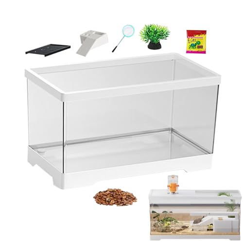 Terrarium Drainage Pack - Außenlebensraum, Anfänger Terrarium Setup Guide, kompaktes Pet für Haustiere im Freien | Robuster Haustierbehälter mit eingebauter Entwässerung, ideale Wahl für Schildkröten Terrarium Drainage Pack - Außenlebensraum, Anfänger Terrarium Setup Guide, kompaktes Pet für Haustiere im Freien | Robuster Haustierbehälter mit eingebauter Entwässerung, ideale Wahl für Schildkröten von Liqzirtu