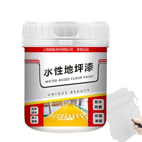 Wasserbasierte Versiegelung 500g,Beton Bodenlack Farbe ‒ Langlebige Rutschfeste Beschichtung | Wetterfeste Garagenbeschichtung Für Außen Innen Einfahrt Lagerraum Balkon Werkstatt Wasserbasierte Versiegelung 500g,Beton Bodenlack Farbe ‒ Langlebige Rutschfeste Beschichtung | Wetterfeste Garagenbeschichtung Für Außen Innen Einfahrt Lagerraum Balkon Werkstatt von Liqzirtu