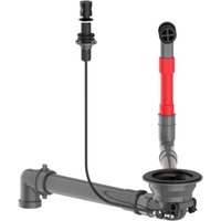 Automatische 90°-Spültischabdeckung mit rundem Überlauf, schwarz satiniert. Automatische 90°-Spültischabdeckung mit rundem Überlauf, schwarz satiniert. von Lira