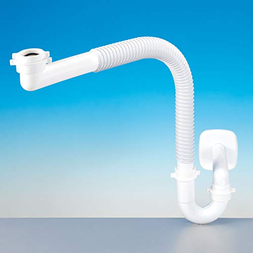 LIRA A.1115.36 Flex Raumspar Siphon 5/4' x DN40 | für Waschtisch oder Waschbecken von LIRA