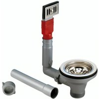 Lira - Korbablauf mit rechteckigem Überlauf, Durchmesser 90mm von Lira