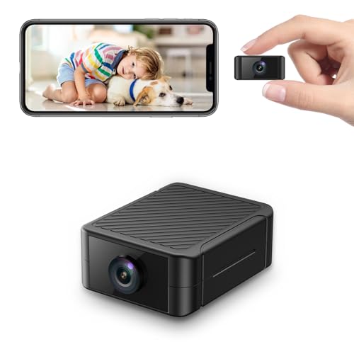 Liretope Mini Kamera, 4K HD WLAN Überwachungskamera Innen Für Live Übertragung Handy APP, WiFi Camera Nachtsichtkamera mit Bewegungsmelder/Lange Batterielaufzeit/Cloud-Speicherplat Liretope Mini Kamera, 4K HD WLAN Überwachungskamera Innen Für Live Übertragung Handy APP, WiFi Camera Nachtsichtkamera mit Bewegungsmelder/Lange Batterielaufzeit/Cloud-Speicherplat von Liretope