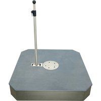 Liro Maxi Plus Sonnenschirmständer mit Keramik Dekor Platte 120 kg von Liro