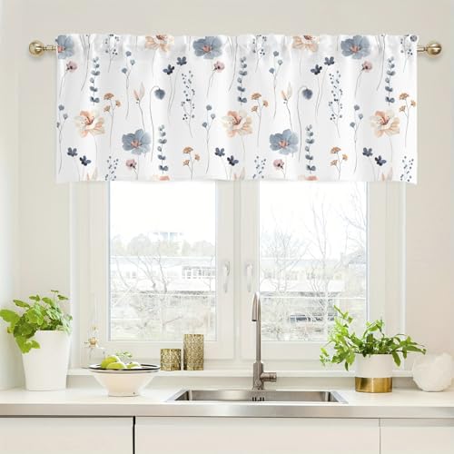 Lirzxin Scheibengardinen, Bistrogardinen Blickdicht Küchengardinen Blumen Blätter Muster Polyester Kurzstore Kurzvorhang Küchen Vorhang Kurzgardine Gardine Stores, 152x45CM, Grau, 1 Stück Lirzxin Scheibengardinen, Bistrogardinen Blickdicht Küchengardinen Blumen Blätter Muster Polyester Kurzstore Kurzvorhang Küchen Vorhang Kurzgardine Gardine Stores, 152x45CM, Grau, 1 Stück von Lirzxin