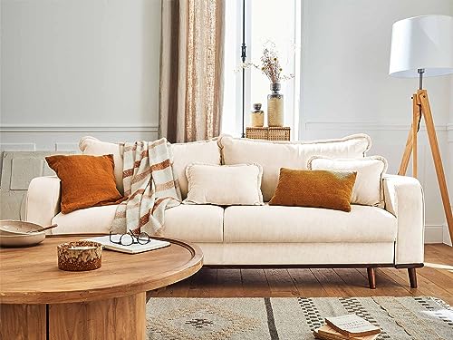 Lisa Design Albane - 3-Sitzer Sofa - mit Schlaffunktion und Bettkasten - aus Cord Beige Lisa Design Albane - 3-Sitzer Sofa - mit Schlaffunktion und Bettkasten - aus Cord Beige von Lisa Design