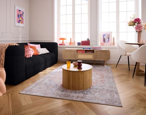 Lisa Design Suzano - 3-Sizter Sofa - aus 3D-Mesh-Stoff Schwarz von Lisa Design