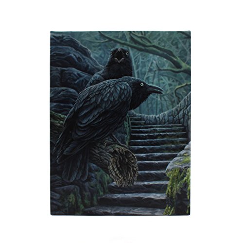 Watchmen - Ravens - Fantastic Design by Artist Lisa Parker - Canvas Picture on Frame Wall Plaque / Wall Art by Lisa Parker von Lisa Parker