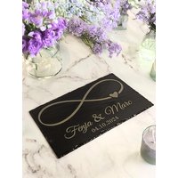Schieferplatte/Servierplatte Mit Personalisierten Namen Text Und Datum, Als Hochzeitsgeschenk, Zum Jahrestag, Jubiläum, Taufgeschenk Schieferplatte/Servierplatte Mit Personalisierten Namen Text Und Datum, Als Hochzeitsgeschenk, Zum Jahrestag, Jubiläum, Taufgeschenk von LisaDesignsHN