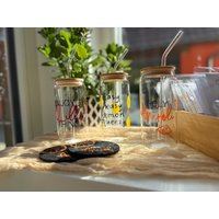 Trinkglas Mit Deckel Und Strohhalm | Aperol Holy Aperoli Easy Peasy Lemon Squeezy Enjoy The Lillet Things Individuell Personalisie von LisaKreativWerk