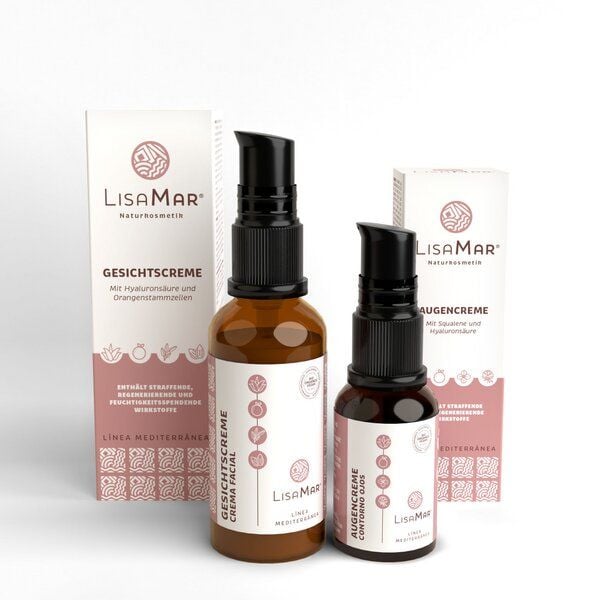 LisaMar Set Gesichtscreme & Augencreme - Feuchtigkeit & Regeneration von LisaMar