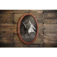 Tanzende Seelen, Wandbild, Holzdekor-Plakette, Vintage-stil Wandkunst, Ovale Wanddekoration, Weihnachtsgeschenk, Gothik Geisterpaar Malerei Tanzende Seelen, Wandbild, Holzdekor-Plakette, Vintage-stil Wandkunst, Ovale Wanddekoration, Weihnachtsgeschenk, Gothik Geisterpaar Malerei von LisaWallArt