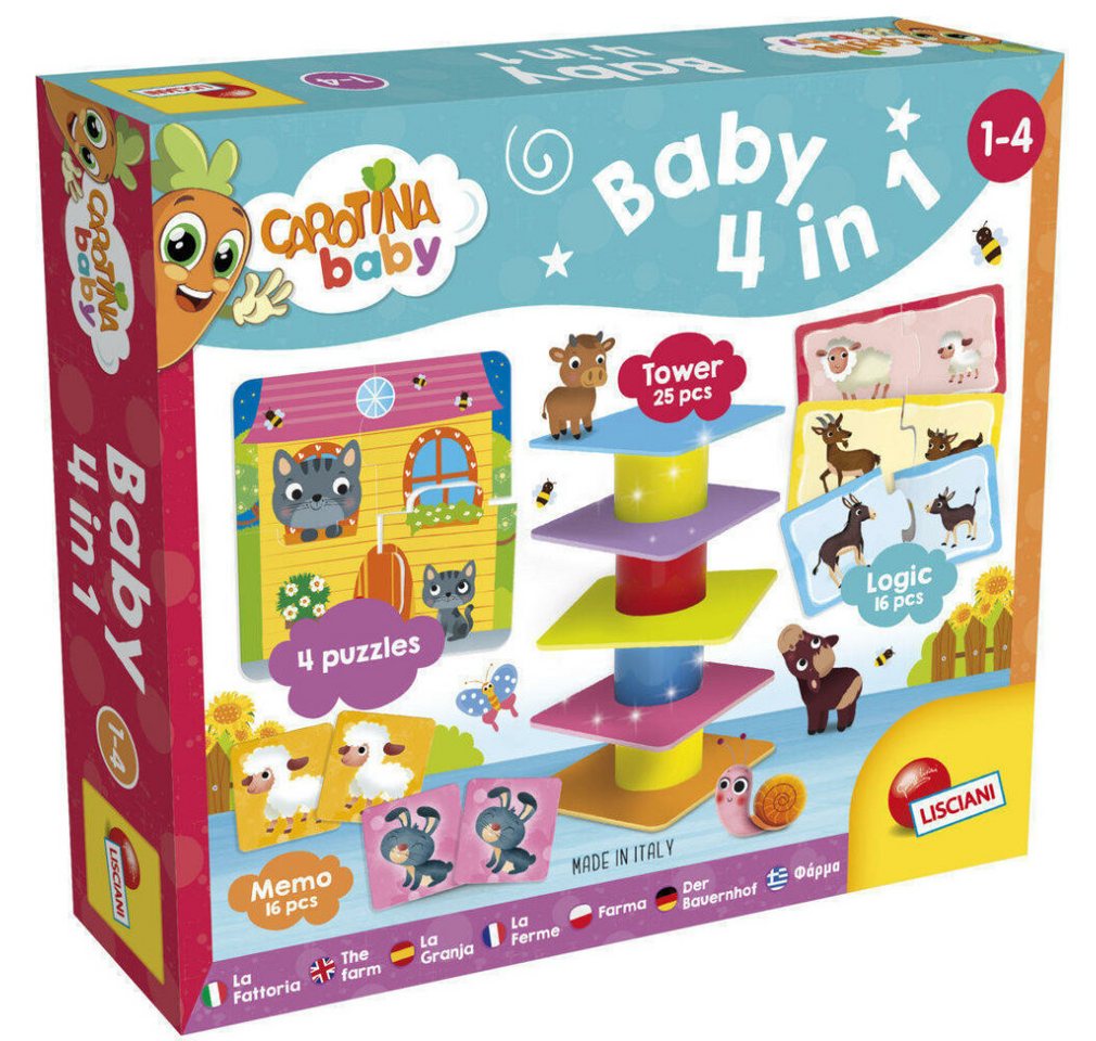 Lisciani Duftkerze Carotina Baby - 4 in 1 von Lisciani