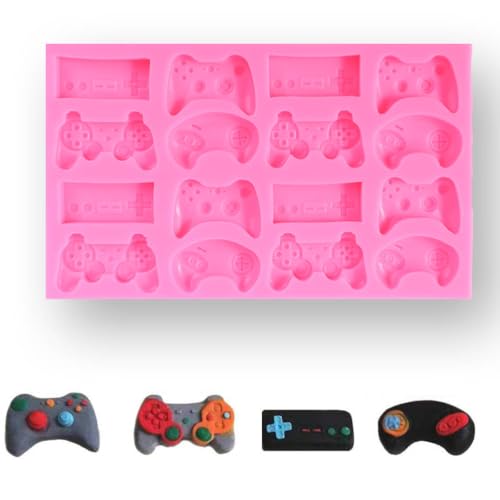 Silikonform für Gamecontroller, Geschenk für Jungen, antihaftbeschichtet, lebensmittelecht, für Schokolade, Süßigkeiten, Gelee, Eiswürfel, Hundeleckerlis, Cupcake-Backform, Muffinform Silikonform für Gamecontroller, Geschenk für Jungen, antihaftbeschichtet, lebensmittelecht, für Schokolade, Süßigkeiten, Gelee, Eiswürfel, Hundeleckerlis, Cupcake-Backform, Muffinform von Liscra