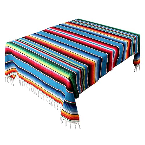 Liseng Mexikanische Decke, Sarape Picknick, Tischdecke, warme Decke, Yoga-Stange, 120 x 180 cm von Liseng