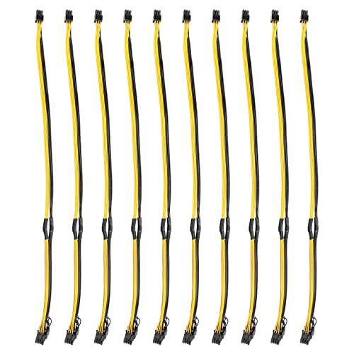 Lisher 10 Stück PCI-E PCIE 6Pin auf Dual 8 Pin 6 + 2 Grafikadapterkabel GPU VidéO 16 AWG + 18 AWG für den Mini¨Re Betrieb Lisher 10 Stück PCI-E PCIE 6Pin auf Dual 8 Pin 6 + 2 Grafikadapterkabel GPU VidéO 16 AWG + 18 AWG für den Mini¨Re Betrieb von Lisher