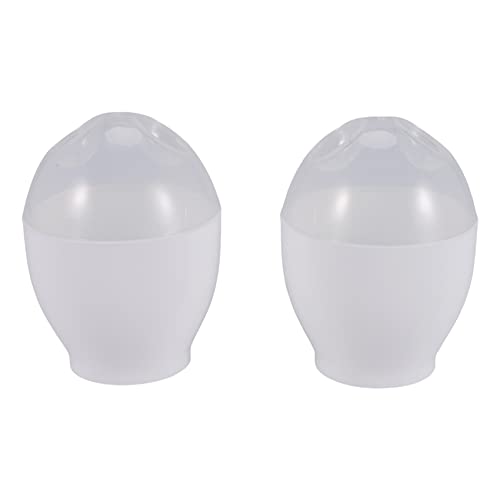 Lisher Mini-Eierbecher, Dampfgarer, niedlich, für Mikrowelle, Eierbecher, praktisch und nahrhaft, 2-teilig von Lisher