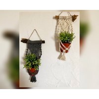 Makramee Blumenampel/Wanddekoration Kunst Geschenkidee Besondere Dekoration Makramee Blumenampel/Wanddekoration Kunst Geschenkidee Besondere Dekoration von Lisiby