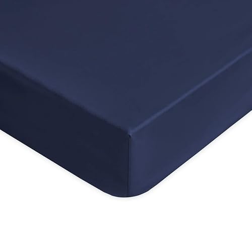Lisola Spannbettlaken für Einzelbett, 100 % Perkal, 200 TC, elastisch, hergestellt in Italien, 90 x 200 x 30 cm, einfarbig, Modell: Milano von Lisola