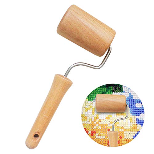 DIY Full Diamond Painting Holz Roller Strass Stickerei Straffen Werkzeug Rollen,5D Diamant Malerei Werkzeug Roller aus Holz, Diamant Gemälde Straffen, langlebig Multi von Lispeed