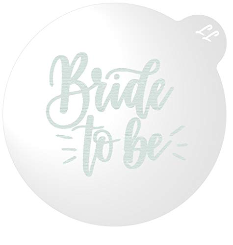 LissieLou Bride to Be Cookie Embosser Hen Braut Junggesellinnenabschied Thema Zuckerguss Fondant Stempel – Transparent von LissieLou