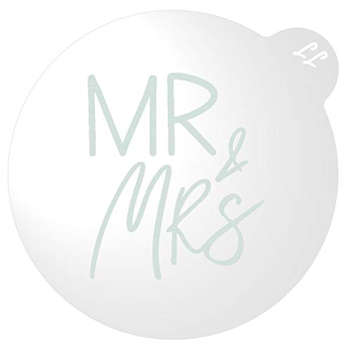 LissieLou Mr & Mrs Cookie Embosser Wedding Love Icing Fondant Stempel – transparent von LissieLou