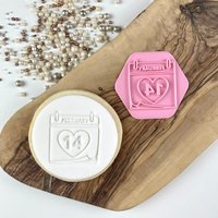 14. Februar Keks Stempel, Valentinstag Keksausstecher, Liebe Zuckerguss Herz Stempel von LissieLoves