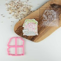 Fairy Door Cookie Cutter & Embosser By Mays Bakes, Embosser, Briefkasten Ideen, Wand Stempel, Dekorieren von LissieLoves