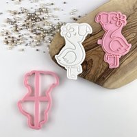 Flamingo Cookie Cutter Und Stempel, Sommer Strand Prägung, Urlaub Briefkasten Ideen von LissieLoves