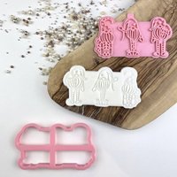 Freundliche Wichtel Ausstecher Und Stempel, Weihnachts Keks Cutter, Merry Christmas Cookie Embosser, Briefkasten Ideen von LissieLoves