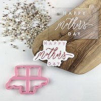 Happy Mother Es Day Style 3 Ausstecher Und Prägung, Day, Cookie Stamp, Cutter von LissieLoves