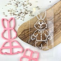 Hase Puzzle 3Er Set Ostern Ausstechform Und Embosser, Frohe Ostern, Ausstechform, Cookie Stempel, Postbox Ideen von LissieLoves