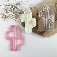 Kaktus Keksstecher Und Prägung, Fiesta Cookie Stempel, Festival Karneval Keks Cutter, Briefkasten Ideen von LissieLoves