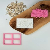 Keksausstecher Und Stempel Von Mays Bakes, Fairy Cookie Embosser, Briefkasten Ideen, Feenstab Stempel, Dekorieren von LissieLoves