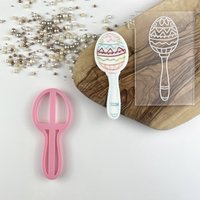 Maracas Cookie Cutter Und Prägung, Fiesta Stempel, Festival Karneval Keks Cutter, Postbox Ideen von LissieLoves