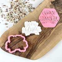 Mini Be My Valentine Ausstechform Und Stempel, Valentines Ausstechform, Liebe Fondant Herz Keks Stempel von LissieLoves