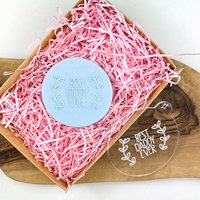 Mini Best Daddy Ever Cookie Embosser, Vatertag Briefkasten Ideen, Kekse, Geschenkideen von LissieLoves